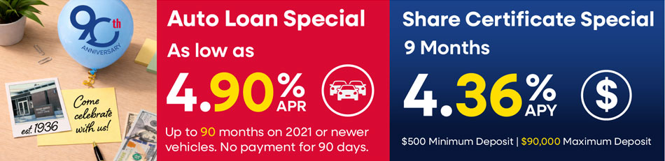 90th Anniversary Special Offers
