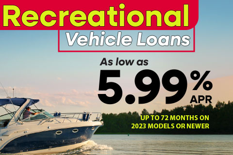 5.99% APR Boat & Recreational Vehicle Loans